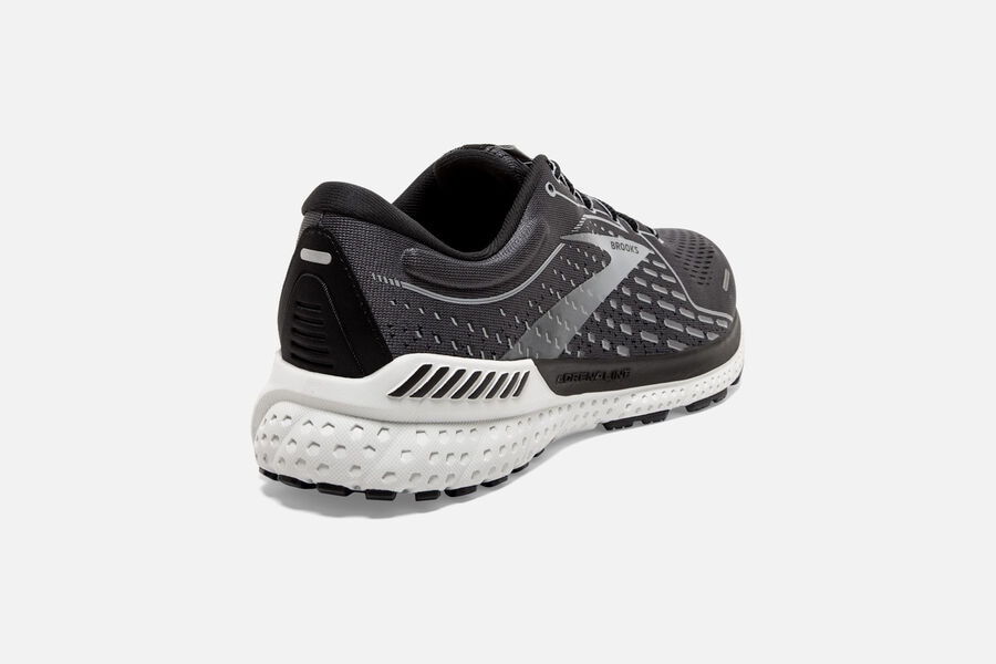 Brooks Indonesia Adrenaline GTS 21 Road Running Shoes Mens - Black/Grey - 34MOLNJXV